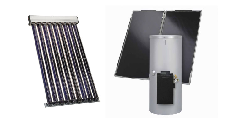 Viessmann solar hot water systems can save you time and money! Call Pring today to get your solar water heating system.